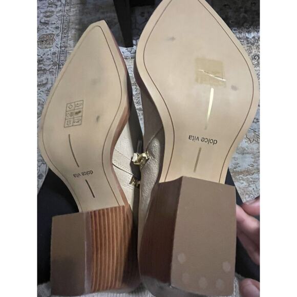 Dolce Vita Ronnie Womens Camel Western Suede Pointed Toe Boots Boho 8.5 - Picture 8 of 8